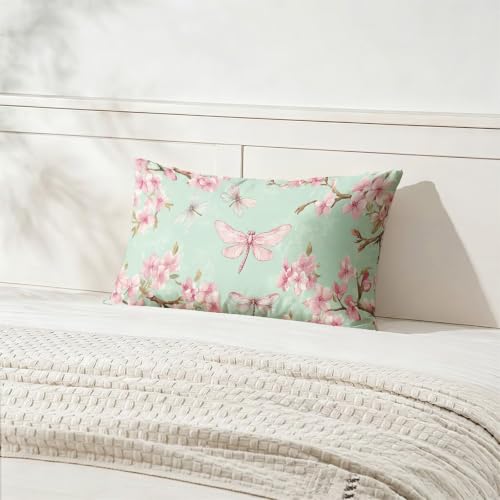 Funda cojín 40x80 lino suave Farfalla RZBZ-876 para cama 8