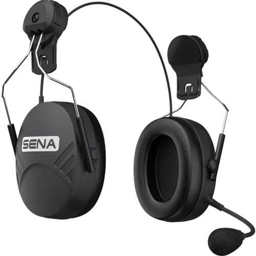 Sena TuffTalk Lite Hard Hat Mount Earmuff with Long-Range Bluetooth Communication
