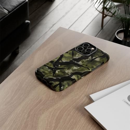Coque camouflage vert iPhone 14 Pro Max pour vos aventures
