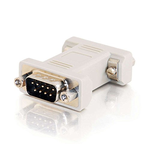 C2G 02771 DB9 M/M Serial RS232 Gender Changer/Coupler, Beige