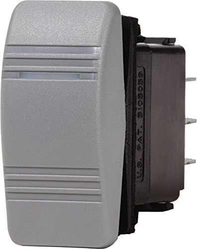 Blue Sea Systems 8230 Contura OFF-ON SPST Switch, Grey
