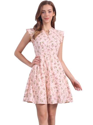 Robe en mousseline de soie fluide Allegra K aux finitions haute couture