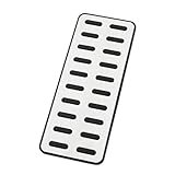 MYMOCCY Car Foot Rest Pedal Cover for Hyundai Elantra i30 Santa Fe Tucson KIA Optima K5 etc Footrest Accessories (Aluminum Alloy)