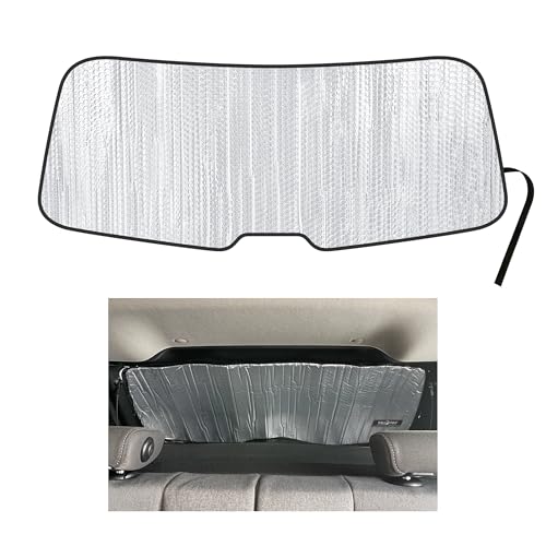 YelloPro Auto Rear Tailgate Window Sunshade Custom Fit for 2014 2015 2016 2017 2018 2019 2020 2021 BMW i3 Series Hatchback, UV Reflector Sun Protection Accessories [Made in USA]