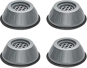 APURK Anti Vibration Pads with Suction Cup Feet | Stabilizer Support Stand for Fridge/Washing Machine | Anti Vibration Rubber Pad for Washing Machine ( 4 PCs )