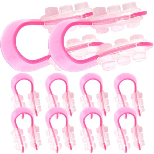 ABOOFAN Lot de 10 Pinces de Remodelage du Nez U Forme Antidérapante pour Femmes et Hommes Correcteur Nez Portable Outil Lifting Visage