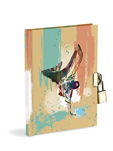 Mareli Segreto Diary 14.5 x 18.5 cm Break Dance with Metal Lock and 2 Keys