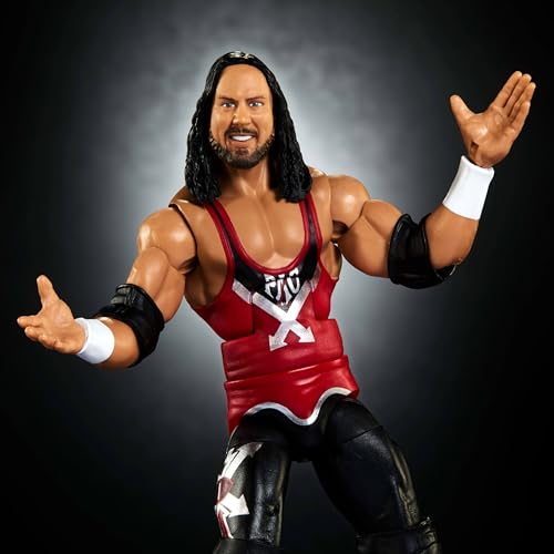 Mattel WWE Elite Collection Action Figure, SummerSlam X-Pac Collectible with Accessory & Referee Build-A-Figure Parts - Image 5