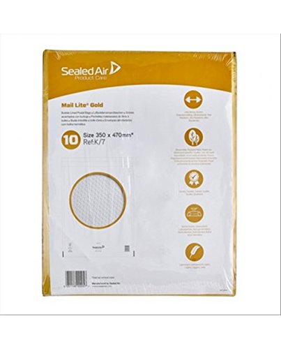 Sealed Air Mail Lite - Sobre (240 x 330 mm, Oro, Polietileno)