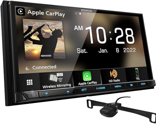 Kenwood DMX908S receptor multimedia con pantalla táctil 6.95" miniatura 1