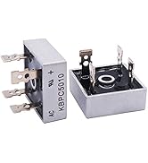 Twidec /3Pcs 50A 1000V AC to DC Full Wave Single Phase Metal Housing Electronic Bridge Rectifier ...