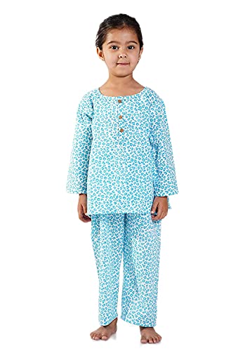 Image of Cotton Unisex Printed Night Suit Dress Set Combo Pack for Girls Boys