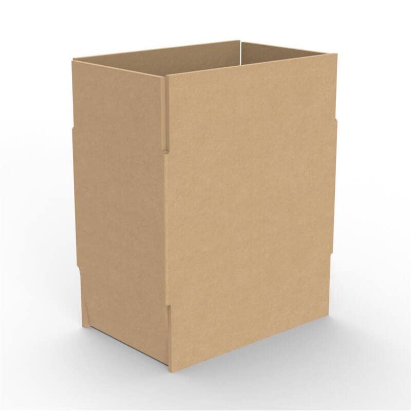 Lot de 100 cartons d'expédition pliables - Dimensions intérieures : 250 x 150 x 150 mm - Double cannelure