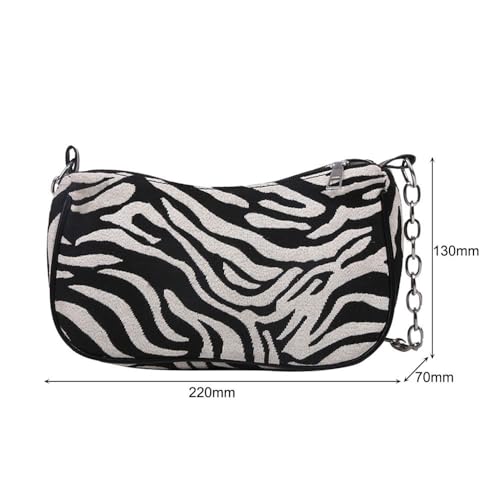 Shoulder bag Zebra Print Women's Tote Bag Stylish Underarm Shoulder Bag for Daily Use2