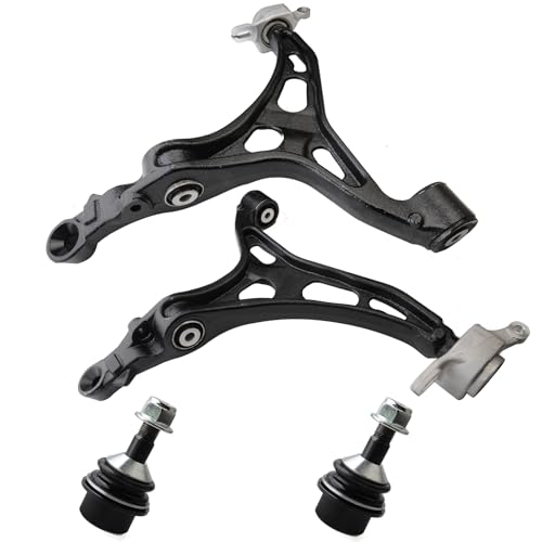KFVF 4PC Front Lower Control Arm + Front Lower Ball Joint Kit K642830 K642831 K500372 for Dodge Durango 2011-2015, Lower Control Arm and Lower Ball Joint Kit for Jeep Grand Cherokee 2011-2015