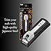 Kai Beauty Seki Magoroku Nail Clippers, Small, Stainless Steel Curved Japanese Nail Trimmer, Built-in Clipping Catcher, Compact Size, Handheld Fingernail Clippers for Men and Women