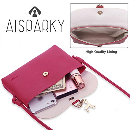 Borsa a tracolla piccola per ragazze in pelle