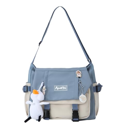 HomKuch El bolso de hombro de la niña kawaii está acompañado por el accesorio kawaii el bolso kawaii es un bolso lindo en la parte superior del bolso
