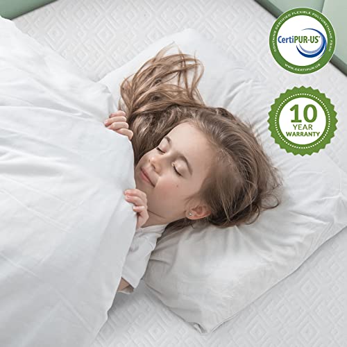 Airdown-Twin-Mattress-6-Inch-Memory-Foam-Mattress-in-a-Box-for-Kids-Medium-Firm-Green-Tea-Gel-Mattress-Twin-Size-for-Bunk-Bed-Trundle-Bed-Guest-Room