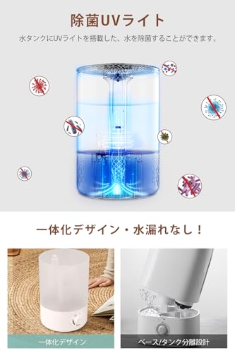 Ceoir 【2025新登場・ダブル吹出口・3.5L】 加湿器 LH-2020 の商品画像 6