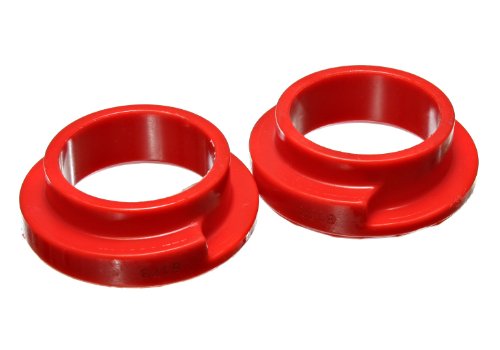 Energy Suspension 9.6119R Coil Spring Isolator Set , Red #TOP10