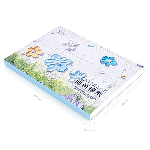 Paul Rubens Art Supplies Drawing Paper, Acid-Free Pastel Paper A5 Size (5.8 X 8.3 Inches) 30 Sheets, 112Lbs/240Gsm For Oil Pastels, Hard Or Soft Pastels, Other Mixed Medium #TOP6