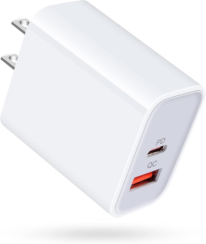 Pixel 10 Fast Charger, 20W USB C Power Adapter for Google Pixel 10 Pro XL | Pixel Charger Fast Charging for Google Pixel 10 Pro 9 Pro XL Fold 9a 8a 8 8Pro 7a 7 7Pro 6a 6 6Pro, 2Port Type C Wall Charger