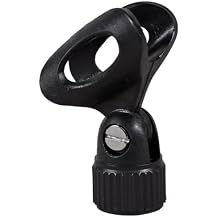 Rockville RVCLIP1 Universal Microphone Clip, Fits SM57/SM58, Solid Construction, Secure Grip, Easy Install, for Live Performances and Studio Recording