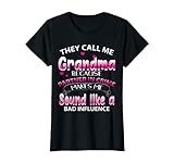 Womens They Call Me Grandma Because Partner In Crime T-Shirt