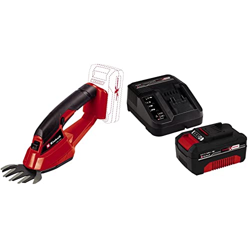 Einhell Forbici a batteria GE-CG 18/1 Li-Solo Power X-Change (18V, largh.taglio 100 mm, incl. lama tagliaerba, incl. batteria e caricabatteria)