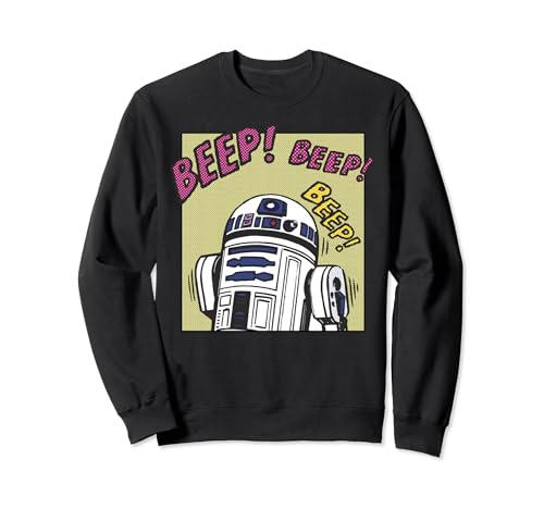 Sweatshirt Star Wars R2 Pop Art Beep pull imprimé graphique de la saga