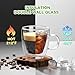 Mfacoy Glass Double Wall Insulated Espresso Cups (Set of 2), 5.4 oz Shots Cup with Handle, Insulated Glasses Mugs, Small Coffee Cups, Shot Glass