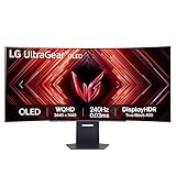 Monitor Gamer LG UltraGear OLED Curvo – Tela OLED 45”, QHD, HDR400 True black, 240Hz, 0,03ms (GtG), NVIDIA® G-SYNC®, AMD FreeSync™ Premium Pro, Taxa de Contraste 1.5M:1 – 45GS95QE-B