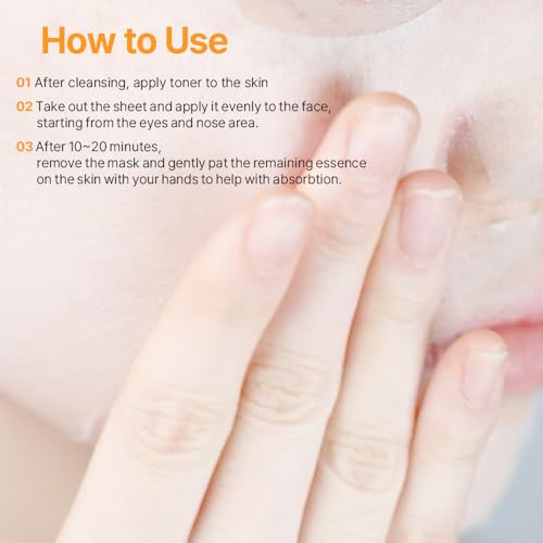 Image of Ariul 7days Mask Calendula P (1 Sheet, 23ml) Korean Calming Sheet Mask, Hydrating Barrier Repair Face Mask with Ceramide & Panthenol, Calms Redness & Irritation, Gentle Daily Use Facial Mask for Sensitive Skin