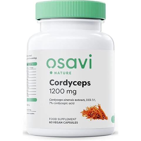 Osavi Cordyceps, 1200mg - 60 Vegan caps Cover