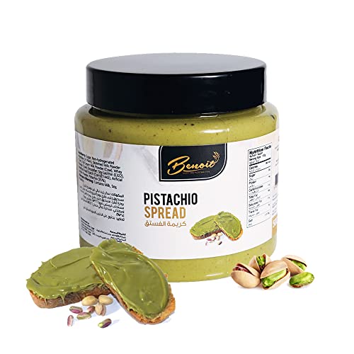 Benoit Pistachio Spread / Cream 34% 500G, Bakery Ingredients | Fillings For Cookies, Biscuits And Cakes - Package may vary