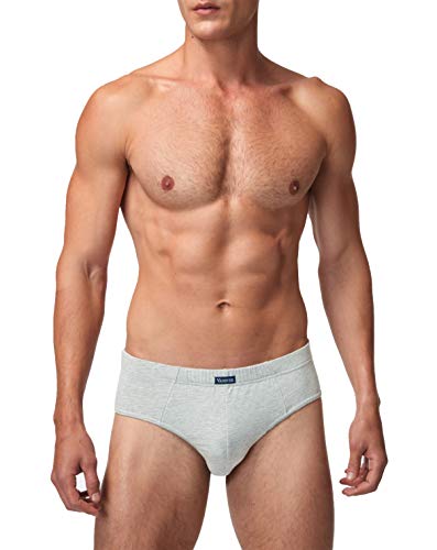 Homme Slips Coton Sportslips sous-vêtement Caleçon Culotte Briefs Respirant Lot de 3 Noir & Blanc & Gris 2XL Cover