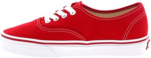 Vans Authentic Unisex Skate Trainers Shoes Red 9 B(M) US Women / 7.5 D(M) US Men | Image 2