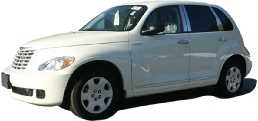 QAA is Compatible with 2003-2010 Chrysler PT Cruiser 4 Piece Stainless Pillar Post Trim PP43700