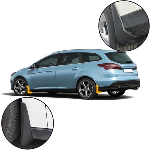 Protector contra salpicaduras para Focus MK3 5 puertas: kit de guardabarros Kombi 11-19 2