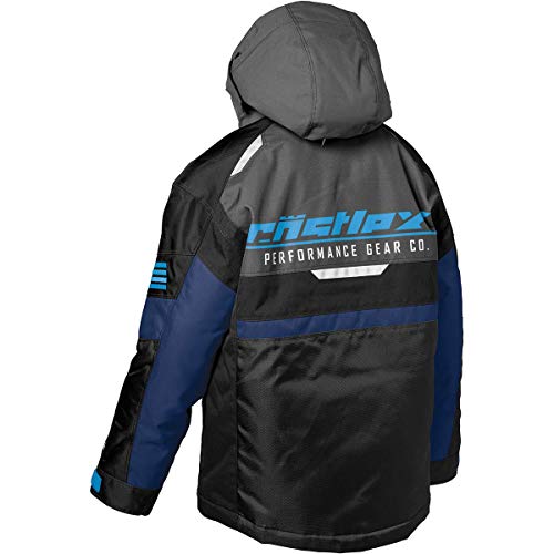 Castle X Youth Strike Jacket in Navy/Process Blue/Charcoal, Size Medium2