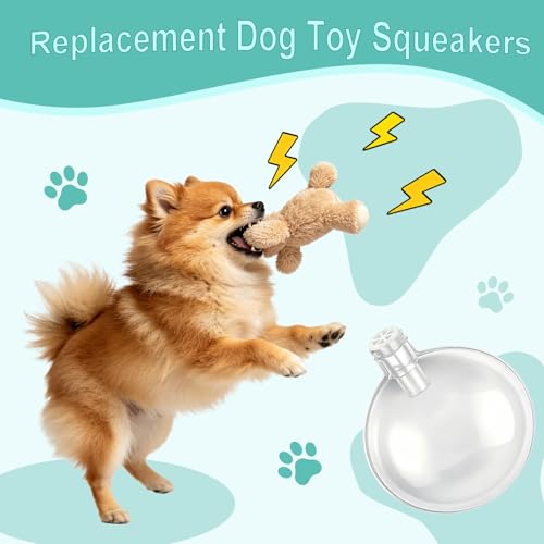 Zelerdo 10 Pack 50mm Toy Squeakers Fit Repair Dog Pet Toys Noise Maker Insert Replacement (10) by Zelerdo - Used condition - Image 5