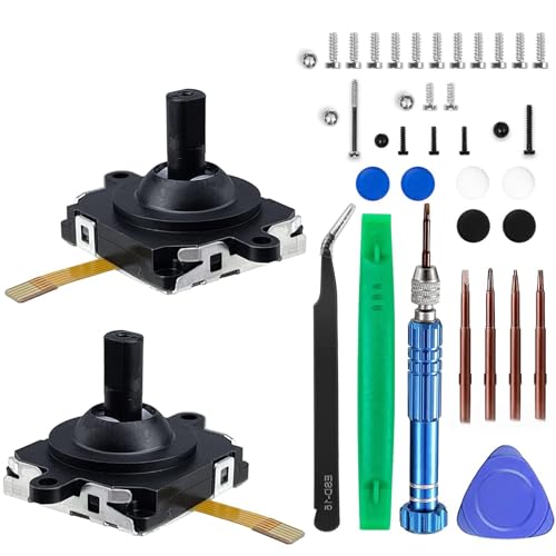 Gorliskl 2 piezas de repuesto para pulgar analógico para controlador Oculus Quest 2, kit de reparación de palanca de mando analógica de repuesto para Oculus Quest 2 accesorios