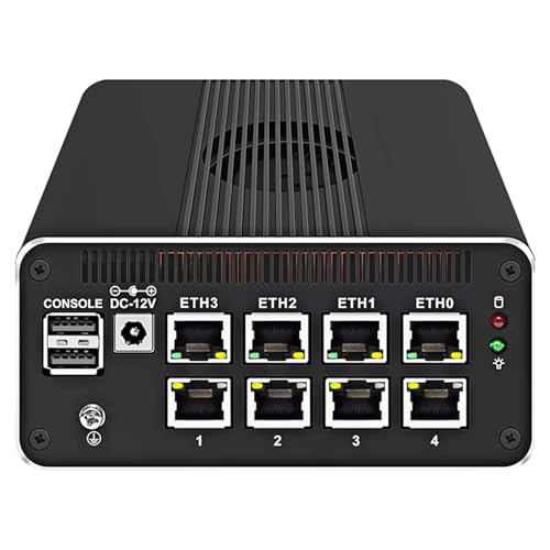 PcZinophyte Firewall Mini-PC N100 2xSFP 4x2,5G 4xi226-V 2,5G LAN DDR6 NVMe ESXi Home Lab Server