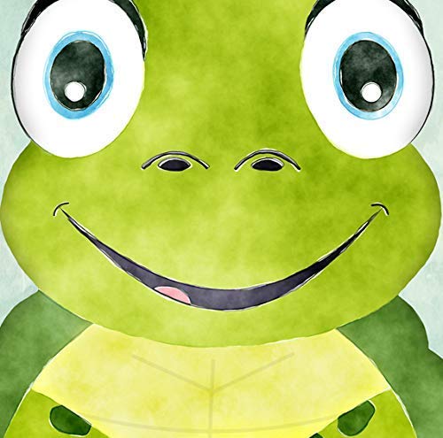 Baby Turtle Art Print in Various Sizes - Sea Turtle Decor for a Nursery or Child's Bedroom - Ocean Themed Wall Art - A Perfect Baby Shower Gift - Image 2