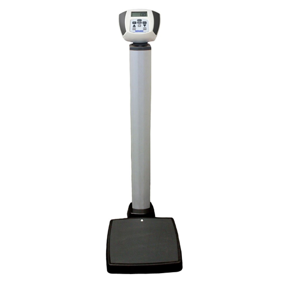 Health O Meter 599KL Digital Scale Waist High 600 lbs Capacity 14-1 4 x 14-1 4 x 2-5