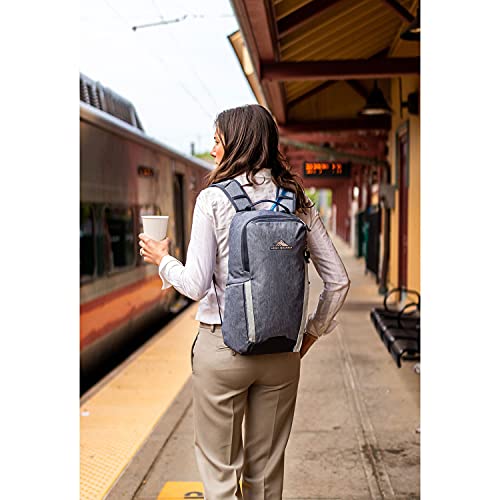 High Sierra Outside Commuter Daypack, Grey Blue, 18L