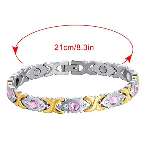 Eukk Germanium Lymph Detox Bracelet, Magnetic Lymph Detox Bracelet, Magnetic Therapeutic Slimming Bracelet, Unisex Fashion #TOP2
