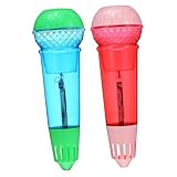 Booster d'ambiance : adapté aux contextes sociaux comme les fêtes et les réunions de famille, cet accessoire de microphone d'écho favorise la et la connexion grâce au jeu interactif, accessoire de microphone d'écho, accessoire de micro de scène