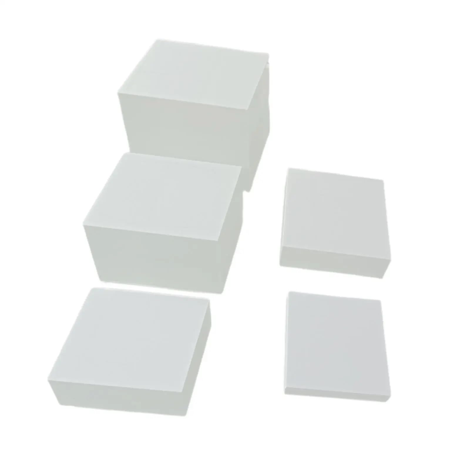 Zymjzbetic Buffet Riser 5 Pieces Buffet Riser Space Saving Food for Birthday Party Brunch for Food Display
